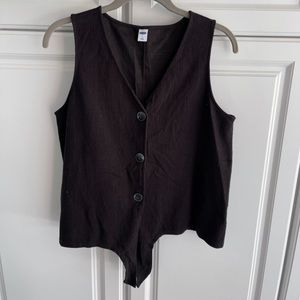 Old Navy Tie Front Tank size L